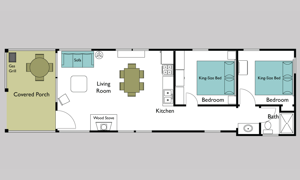 Architectural drawing floor plan layout