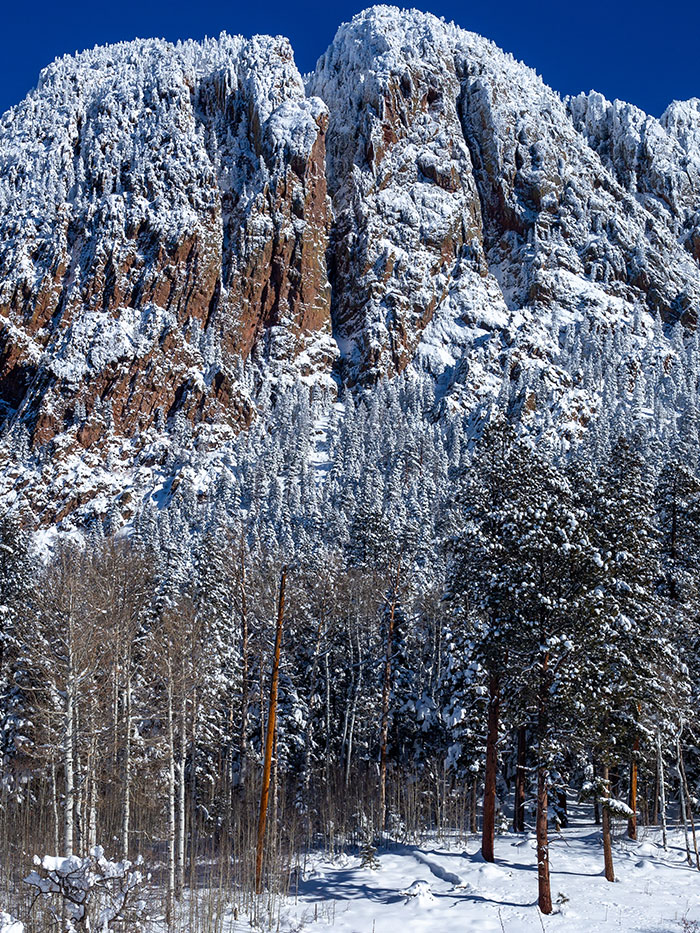 Brazos Cliffs Blanketed with Snow